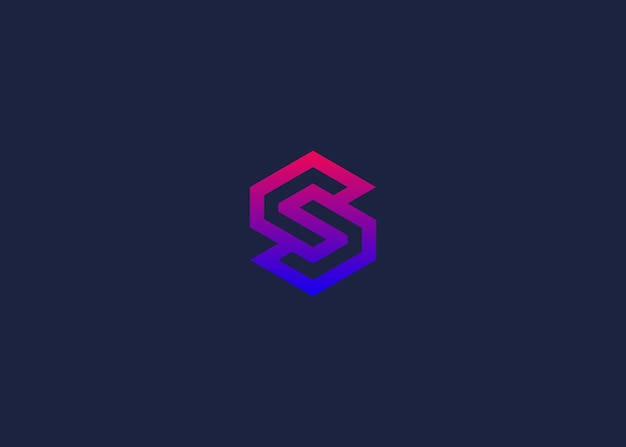 letter s hexagon logo icon design vector design template inspiration