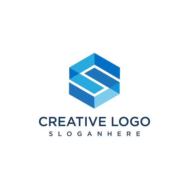Vector letter s logo design template vector graphics