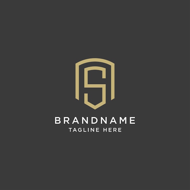 Letter S Logo Icon Design Template Gold Modern Luxury and Elegant Vector