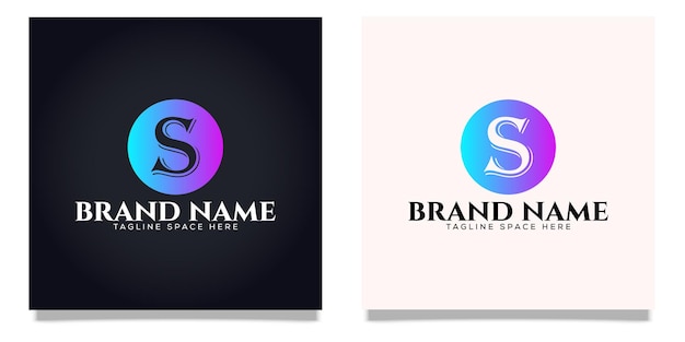 Letter s logo icon design template