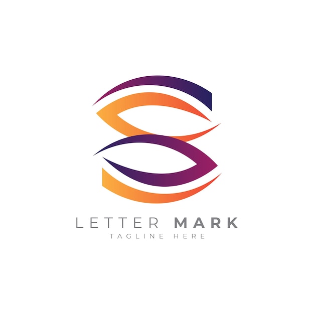 Letter S-logo merk monogram logo-ontwerp