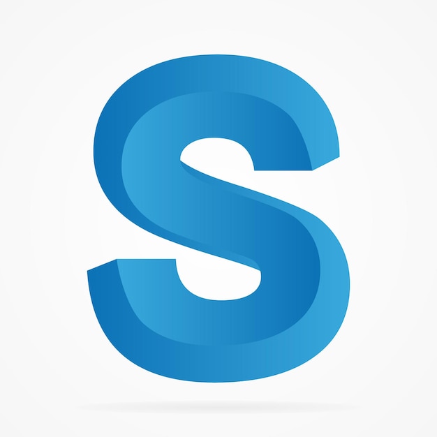 Vector letter s-logo of symboolpictogram