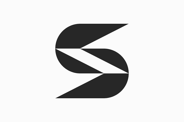 Vector letter s logo pictogram ontwerp illustratie