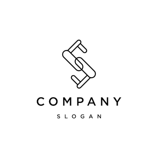 Letter S logo pictogram ontwerpsjabloon