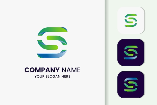 Letter s logo template