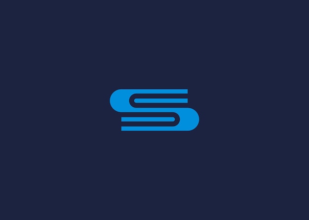 letter s met boek logo icoon ontwerp vector ontwerp sjabloon inspiratie