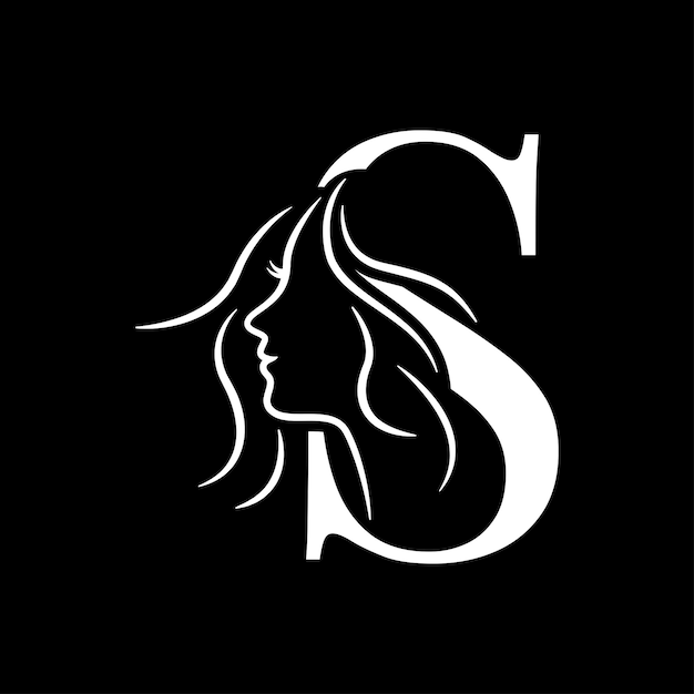 Letter S minimalistisch logo en icoonontwerp