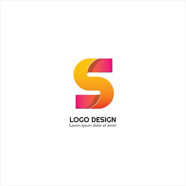 Letter S Modern colorful Logo Design Vector