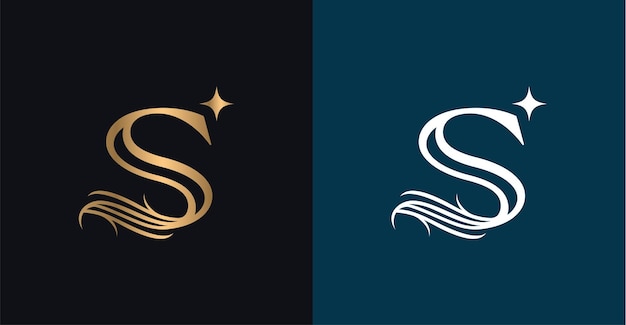 Letter s monogram logo-ontwerp