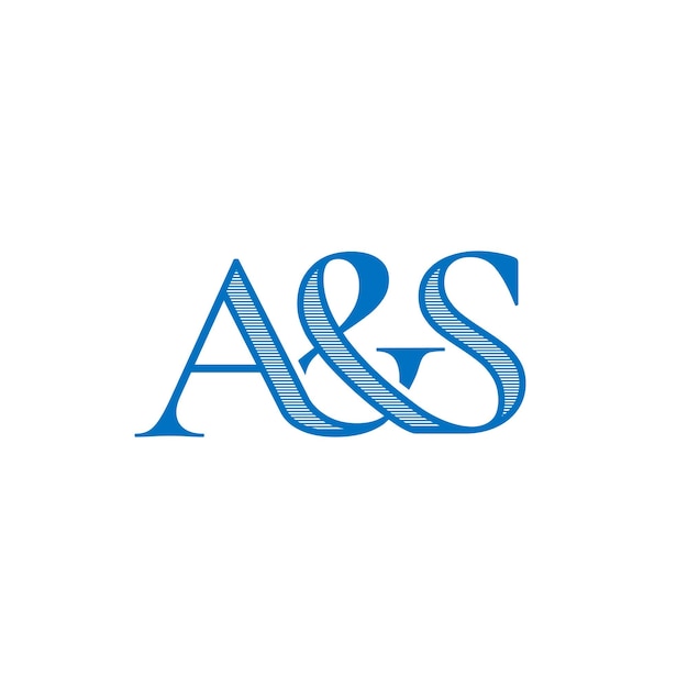 Letter A S Monogram Logo Vector Design