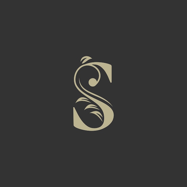 Letter S Nature Leaves Logo