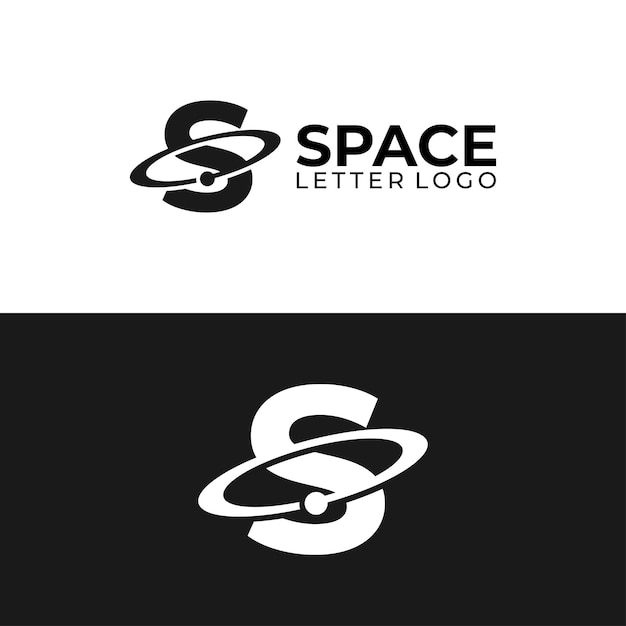 Letter S and Orbit combine 3D logo