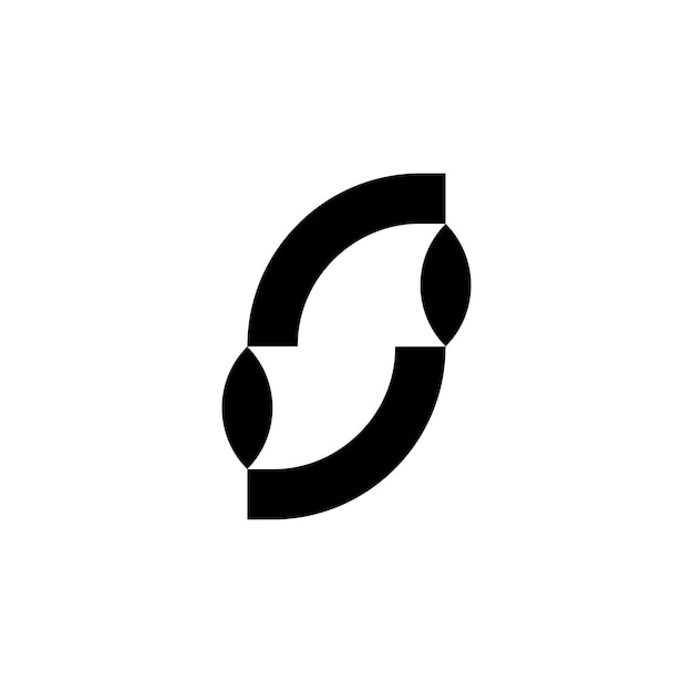 Letter s pipe logo