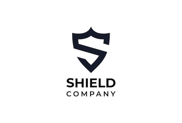 letter S shield logo design inspiration