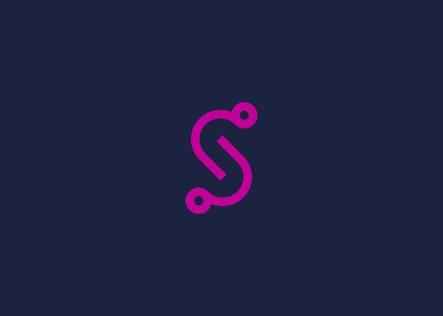 letter s technologie logo icoon ontwerp vector ontwerp sjabloon inspiratie