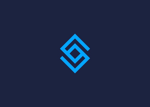 letter s vierkant logo icoon ontwerp vector ontwerp sjabloon inspiratie