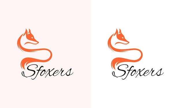 Letter S wolf logo inspiratie