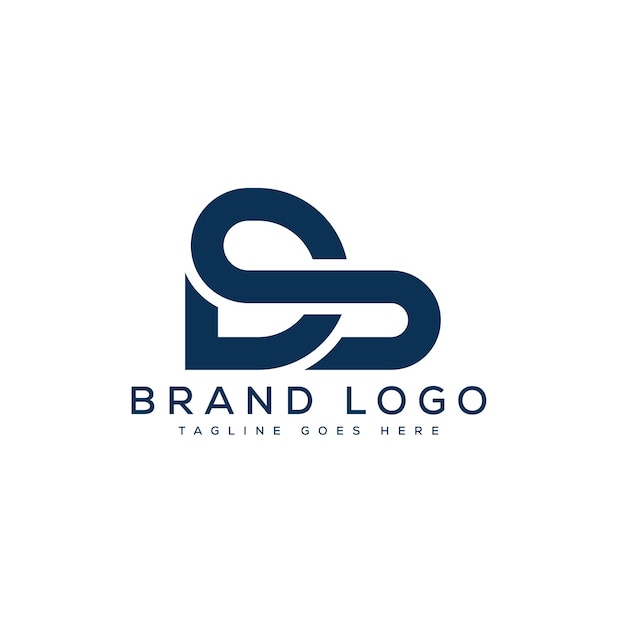 letter SD logo design vector template design for brand