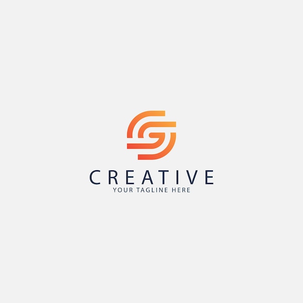 Vector letter sg logo design template vector elements. company logo with the sg letter concept.