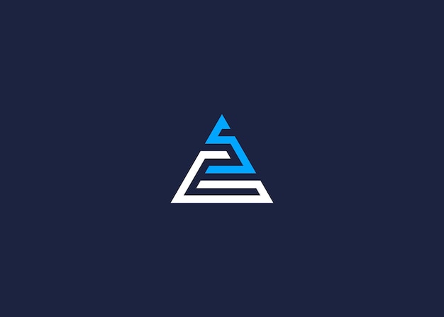 SGとLogoの三角形のデザインがベクトルデザインのインスピレーションを生み出します