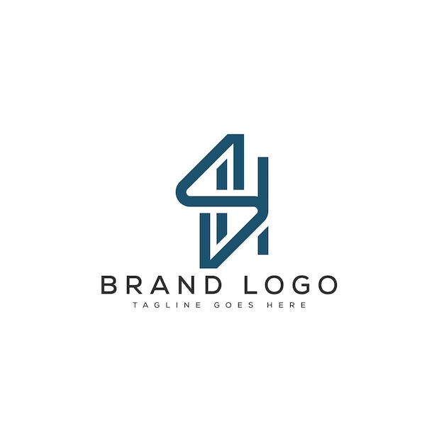 letter SH logo design vector template design for brand