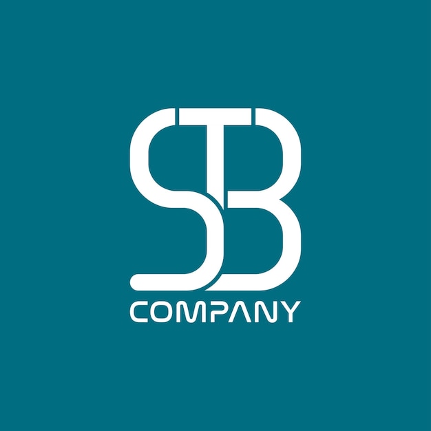 Letter STB logo design