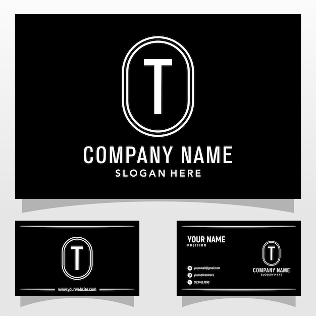 Vector letter t elegant logo ontwerpsjabloon inspiratie vectorillustratie