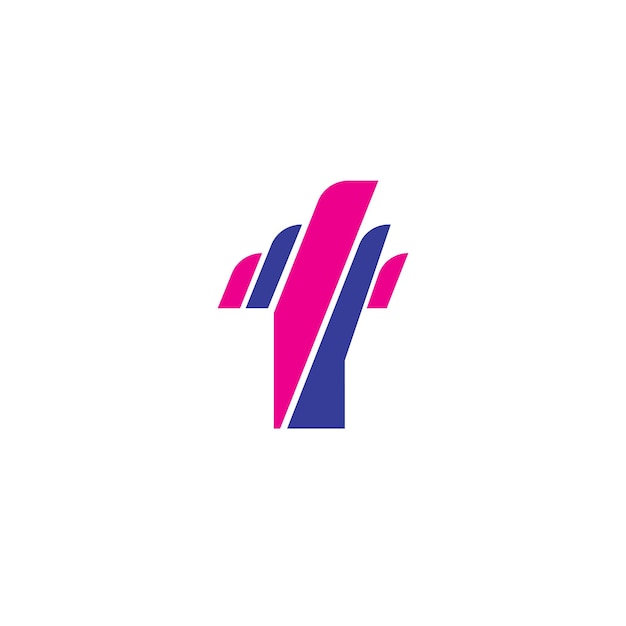 Letter t logo design