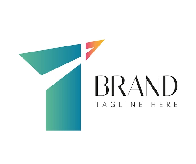 Letter T 로고 아이콘 디자인 템플릿 요소 브랜딩 비즈니스 및 기술 로고에 사용 가능