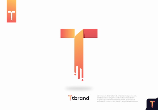 Letter T logo icon template