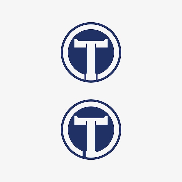 letter T logo image and font T design graphic vector