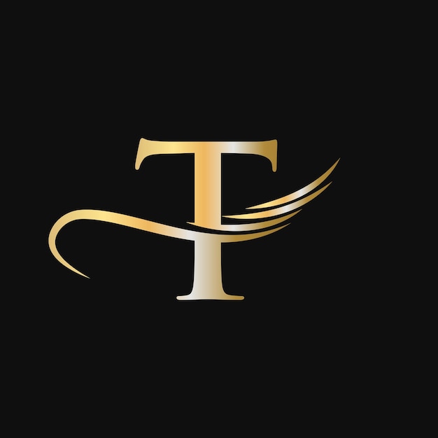 Letter T Logo ontwerpsjabloon T Letter Logotype Bedrijfs- en bedrijfsidentiteit