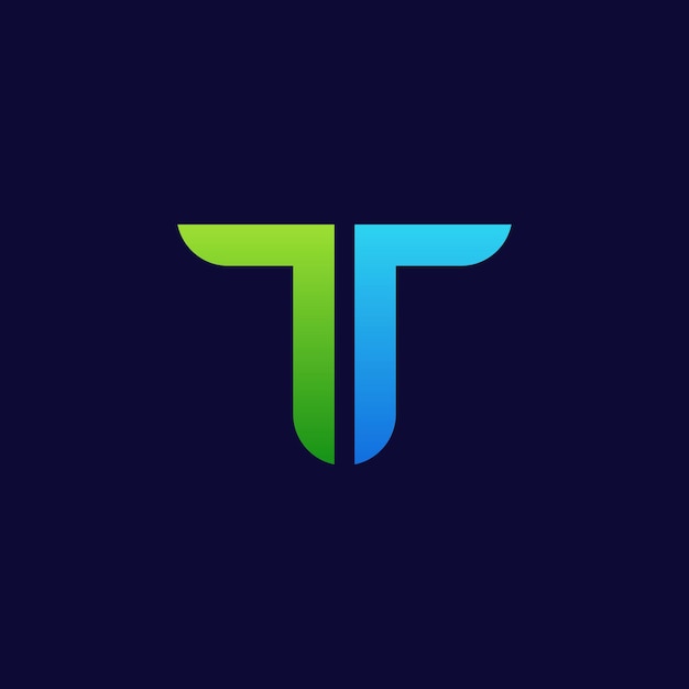 Letter T logo pictogram ontwerp sjabloon elementen vectorillustratie