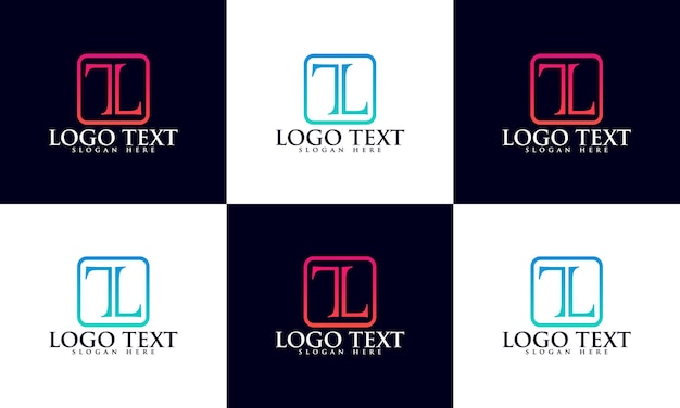 Letter t vector logo design