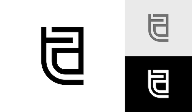 Letter TA initiële monogram logo ontwerp vector