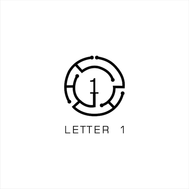 Дизайн логотипа Letter Tech