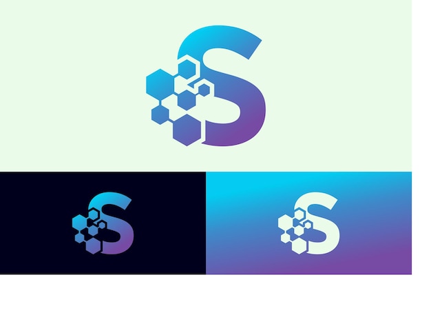 letter technologi logo-ontwerp met modern concept