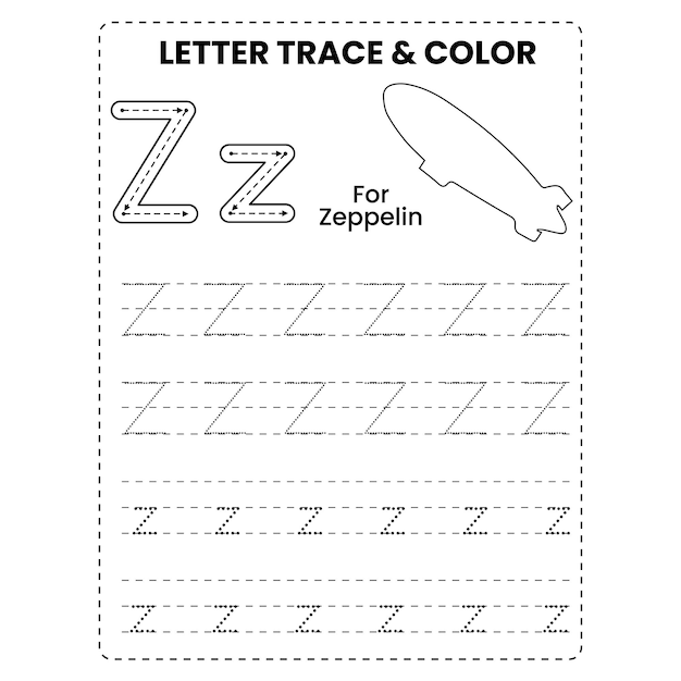 Vettore tracciamento di lettere o tracciamento di alfabeto e pagina a colori per bambini stampabile premium vettoriale