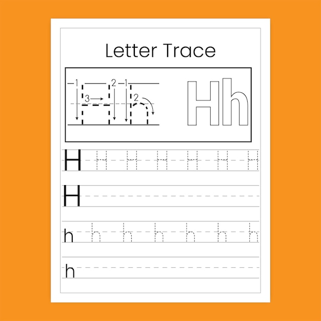 Letter tracing book for kids ages 3-5