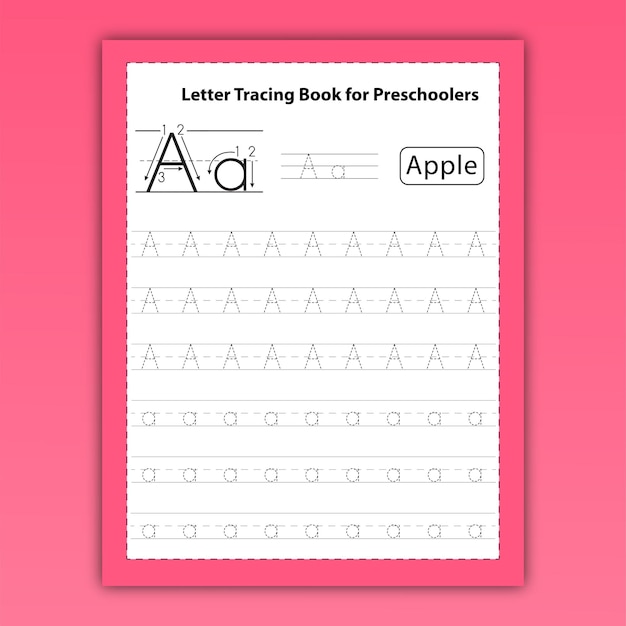 Letter Tracing Book for Preschoolers