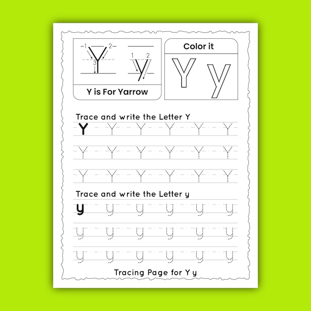 Letter Tracing Worksheets for Kids