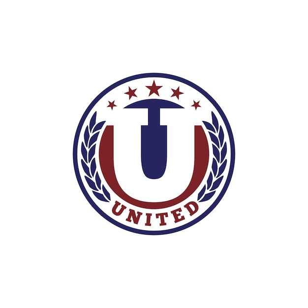 Letter U Concept Seal United of Unity-logo