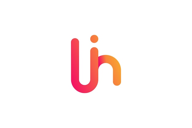 Letter U logo design idee met creatief concept