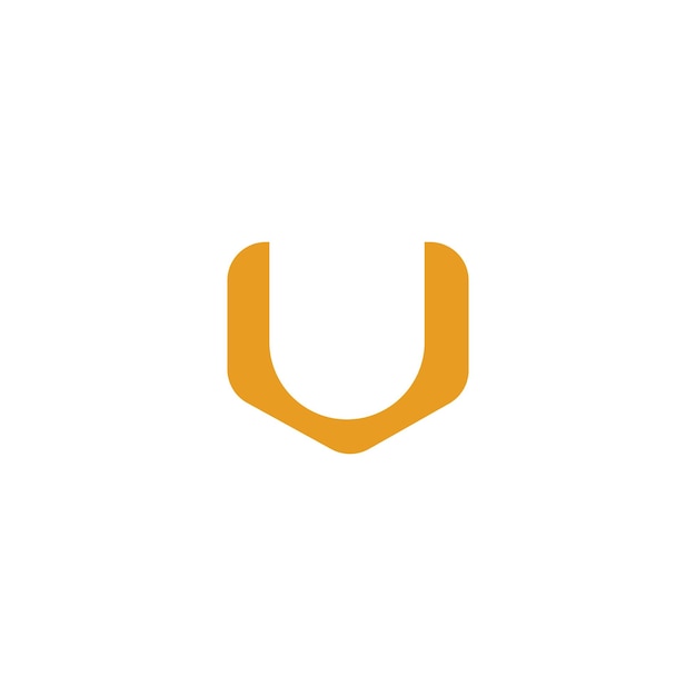 Letter u logo design