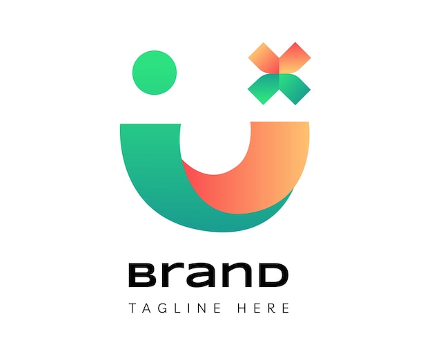 Letter U logo pictogram sjabloon ontwerpelementen Bruikbaar voor Branding Business en Technology Logo's