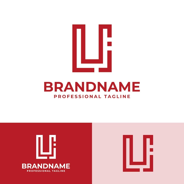 Letter UJ Modern Logo suitable for business with UJ or JU initials