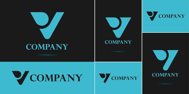 Letter V L Logos