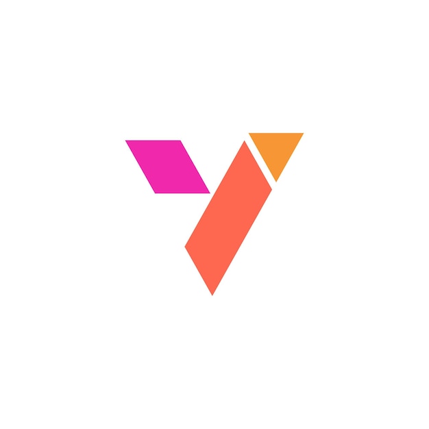 Letter v logo design vector for branding and brand identity