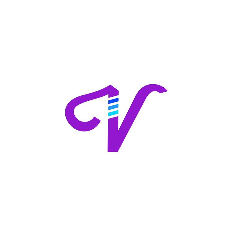 Vector letter v logo design vector for branding and brand identity