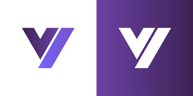 letter v logo design